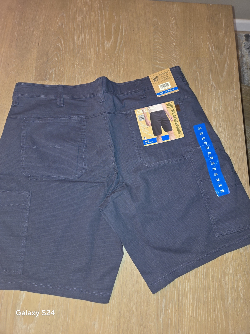 Weatherproof Men’s Sz 38 Utility Shorts Charcoal New